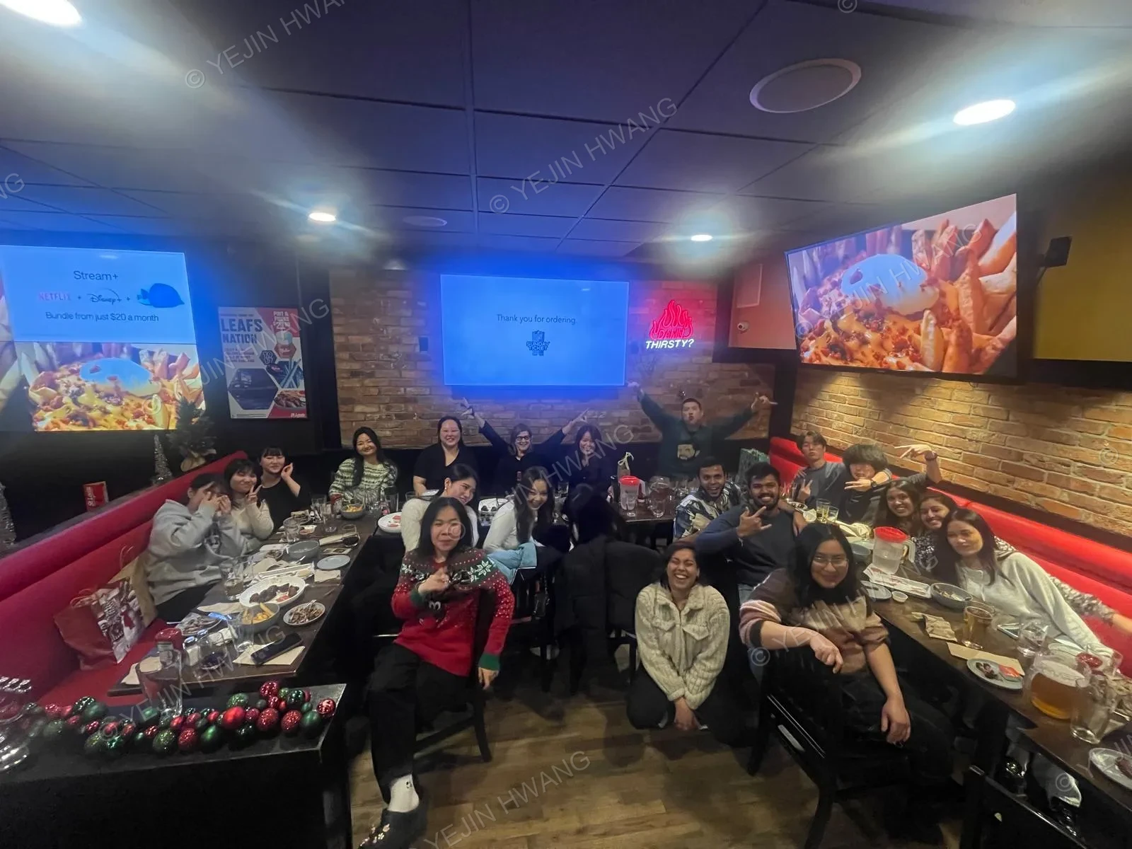 Café team — Christmas party